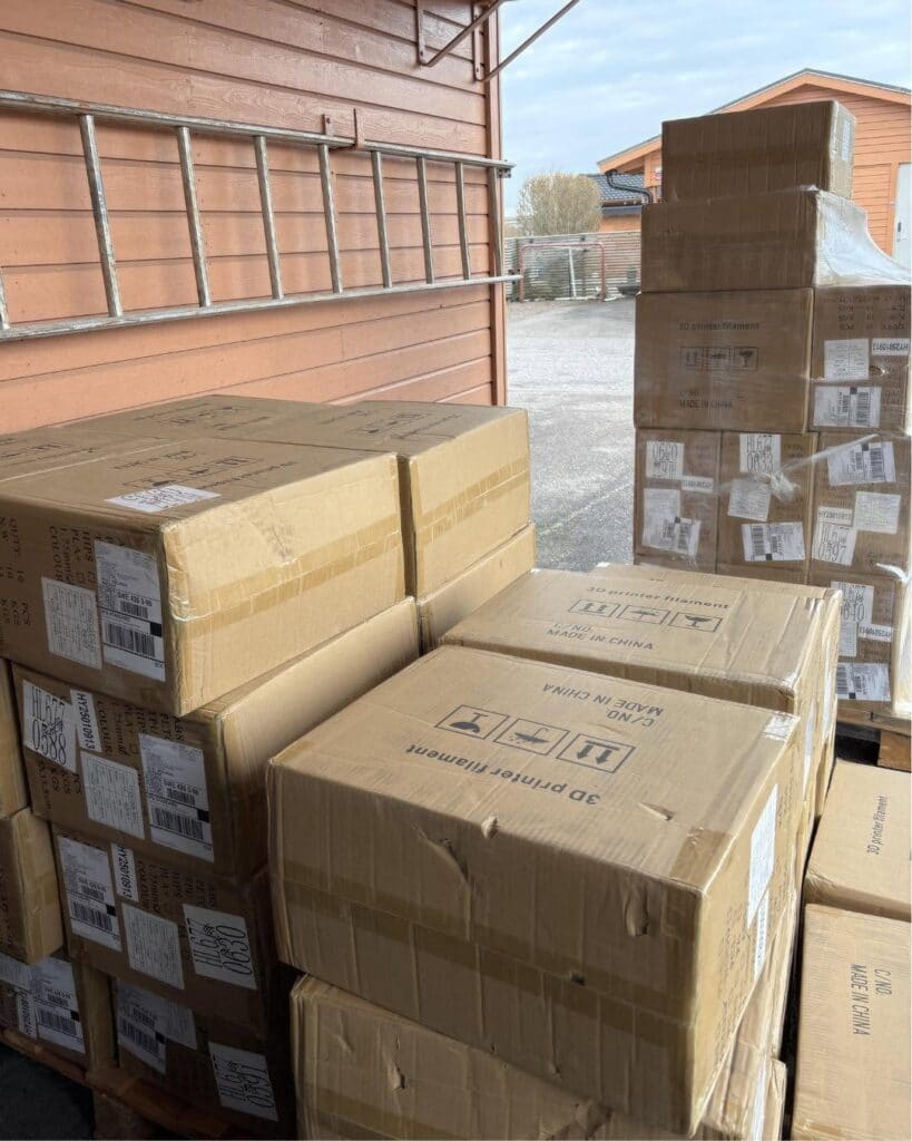 Leverans – påfyllning av slutsålda filament 📦